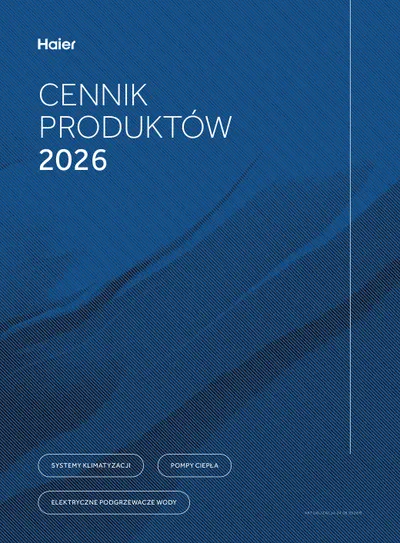 Haier: Cennik produktów 2026, okładka