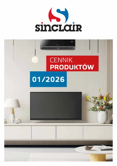 Sinclair: Cennik 01/2026, okładka
